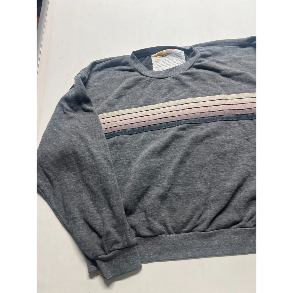 Aviator Nation Oversized Sweatshirt Gray Boxy Fit Gym Running Women Sz Small USA - Picture 2 of 9